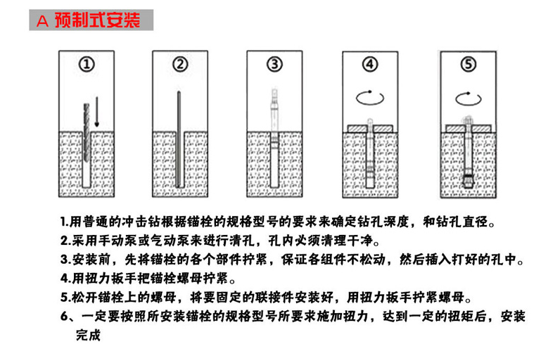 預制式安裝