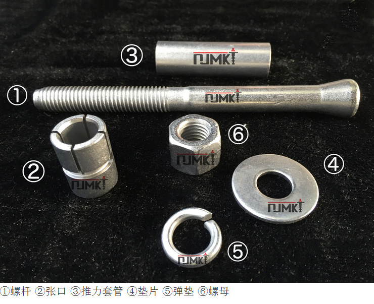 曼卡特模擴底錨栓 后錨固 螺絲 / 螺栓 鋼結(jié)構(gòu)地鐵護欄幕墻錨栓